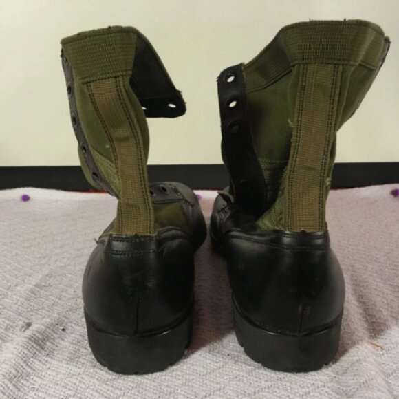 1960s CIC HOT WEATHER SPIKE PROTECTED GREEN JUNGLE COMBAT sz13XN BOOTS SI 592 main image 9
